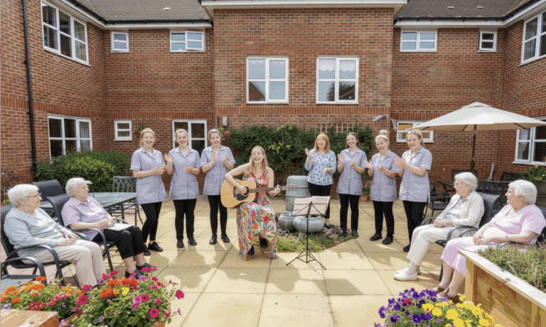 Live Entertainment at Our Care Home in Billingshurst